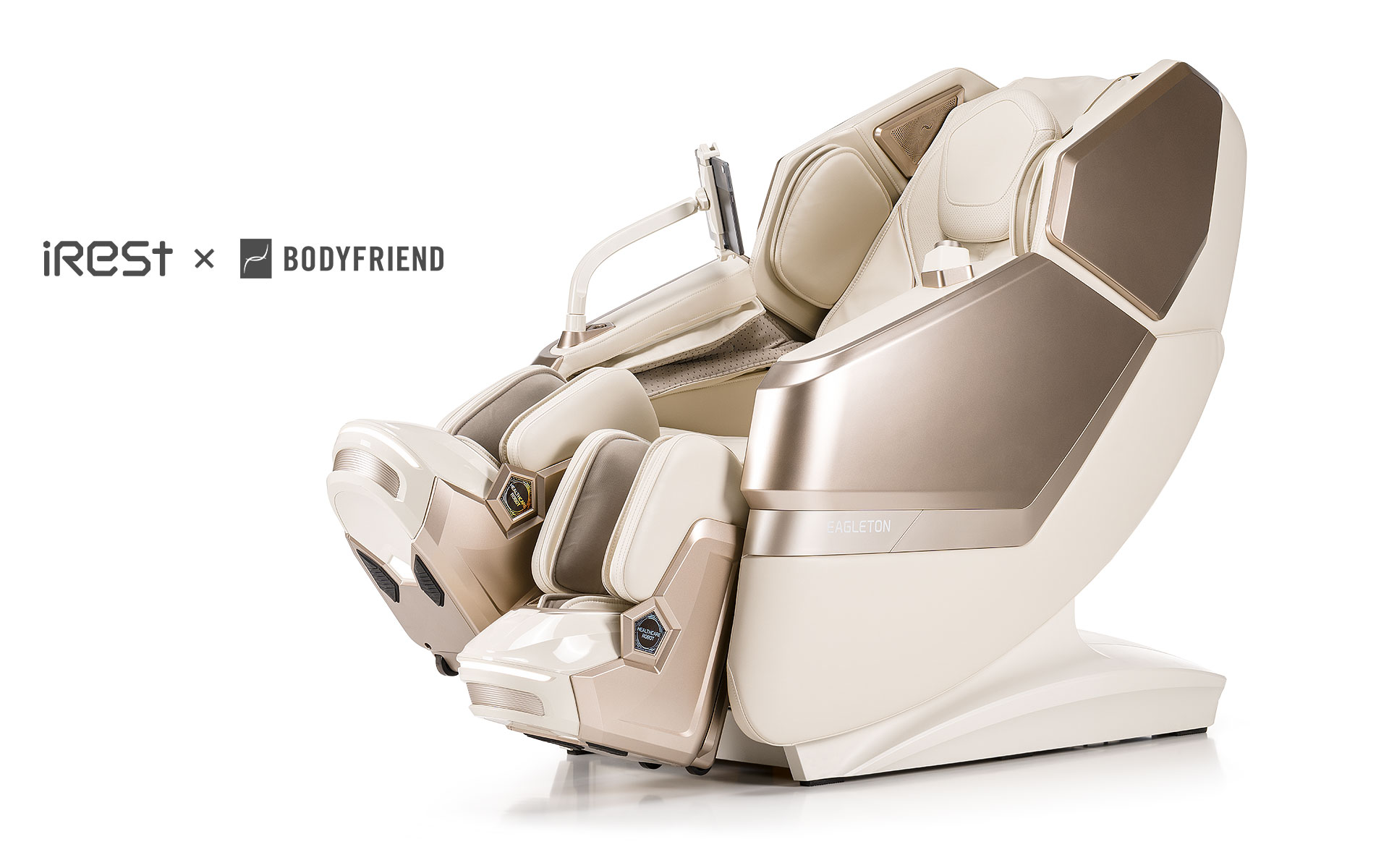 fotel masujący iRest Eagleton - niezależne masażery nóg fotel masujący iRest Eagleton - niezależne masażery nóg