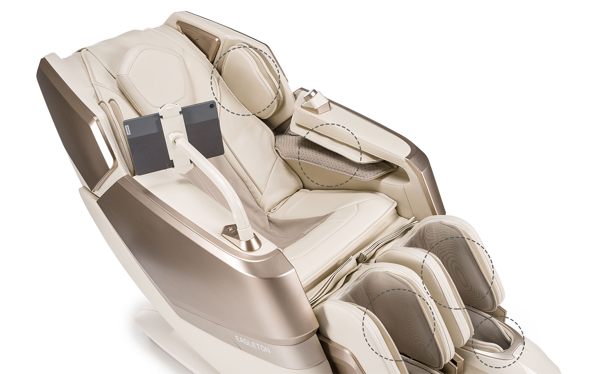 fotel masujący iRest Eagleton - poduszki fotel masujący iRest Eagleton - poduszki